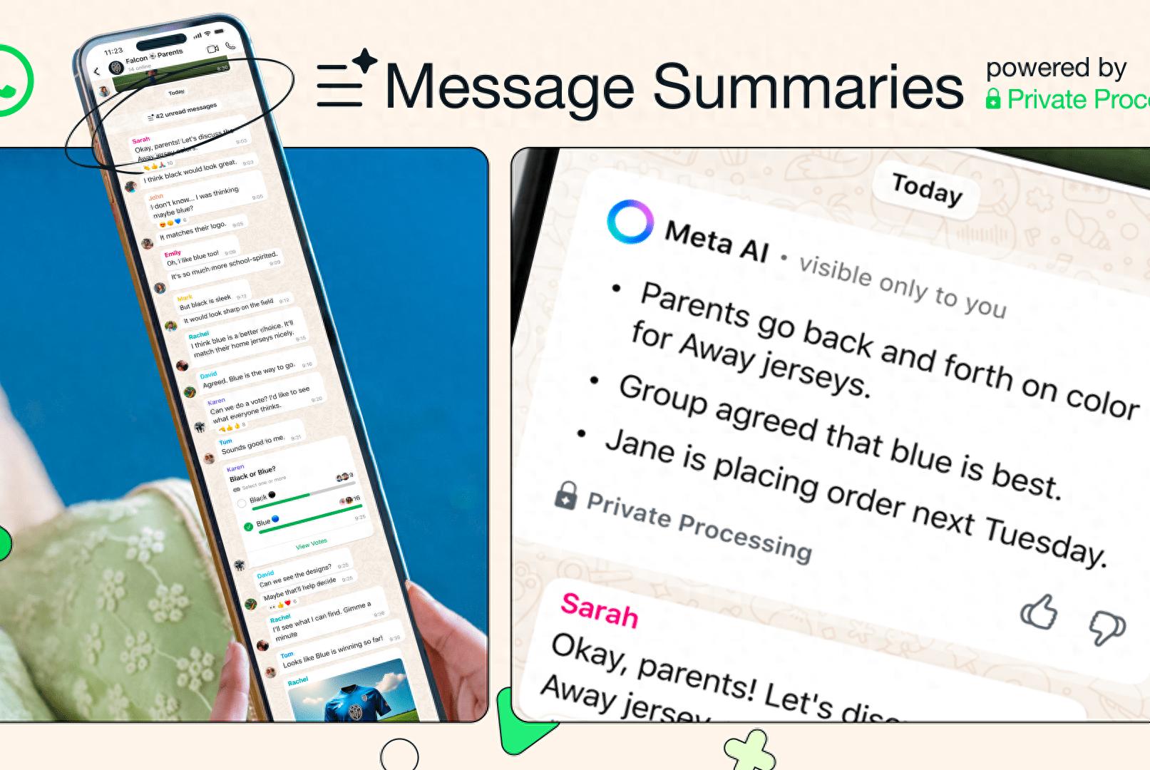 Meta AI 技术隐私保护 _WhatsApp AI 消息摘要功能 _WhatsApp