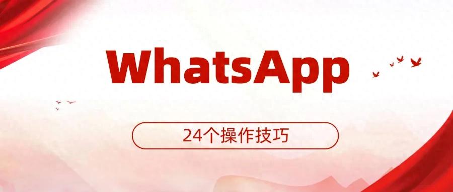 WhatsApp发送外部链接_WhatsApp阅后即删设置_WhatsApp