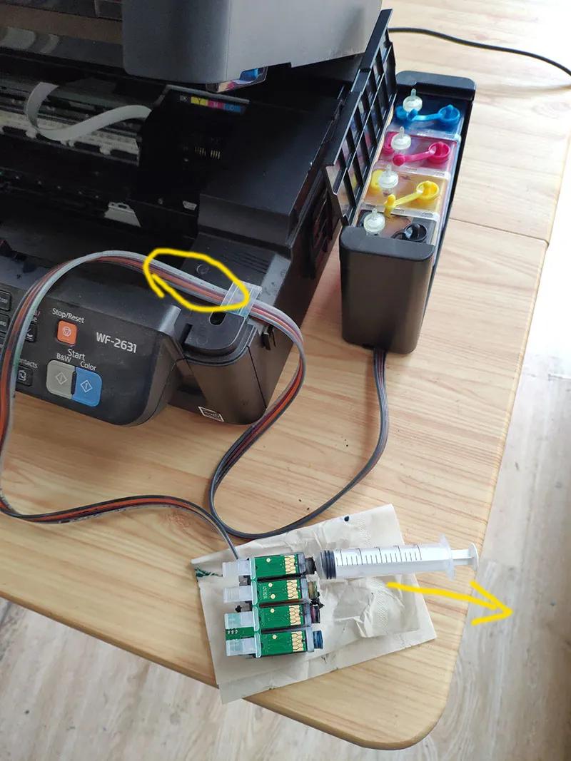兄弟打印机提示缺墨怎么清零_喷墨打印机连供安装注意事项_喷墨打印机墨水供应问题解决