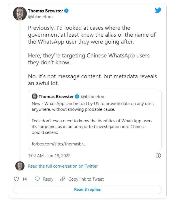 WhatsApp_WhatsApp监控搜查令_美国WhatsApp监控用户