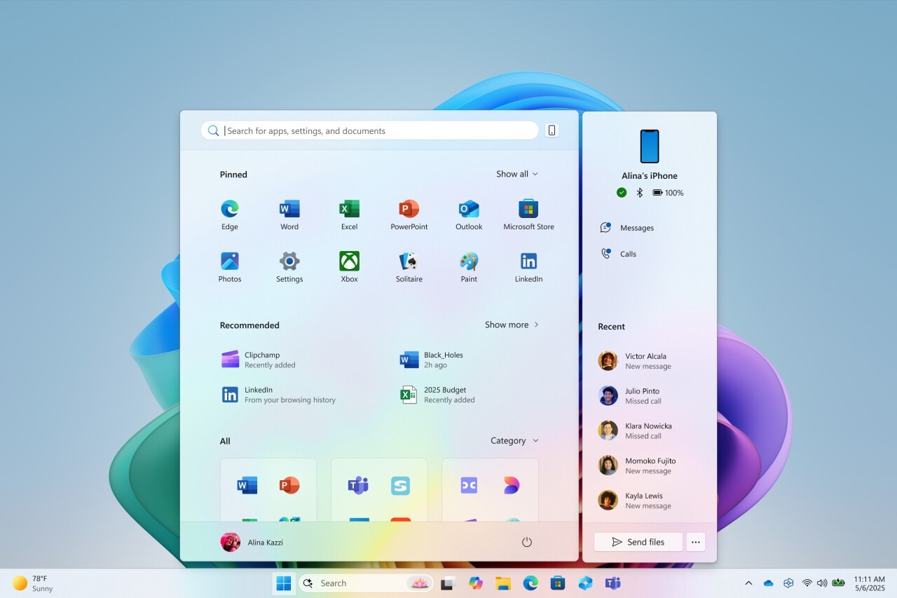 WhatsApp_Windows 11 开始菜单更新 _ Windows 11 新版开始菜单功能 