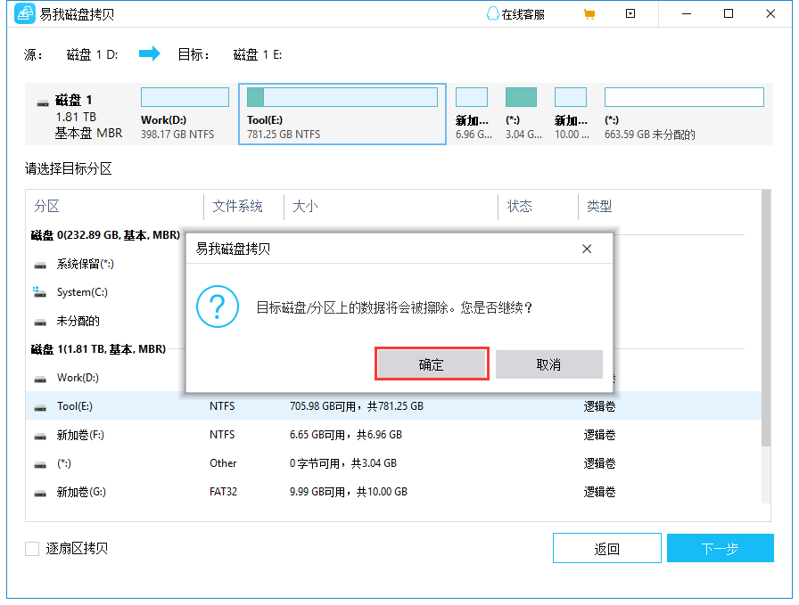 确认消息