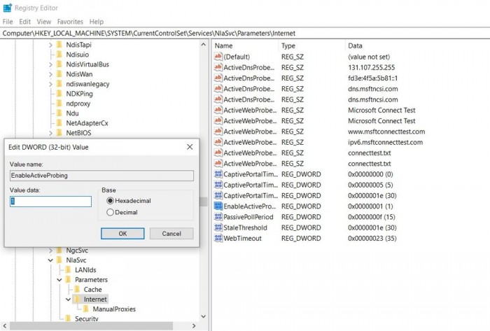 Windows 10网络连接状态指示器问题解决_Windows 10 May 2020 显示错误互联网连接警告修复_微软无线显示适配器无法连接