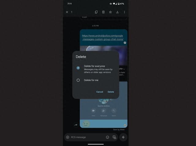  Google Messages 旧版应用删除限制 _Google Messages 消息删除功能 _WhatsApp