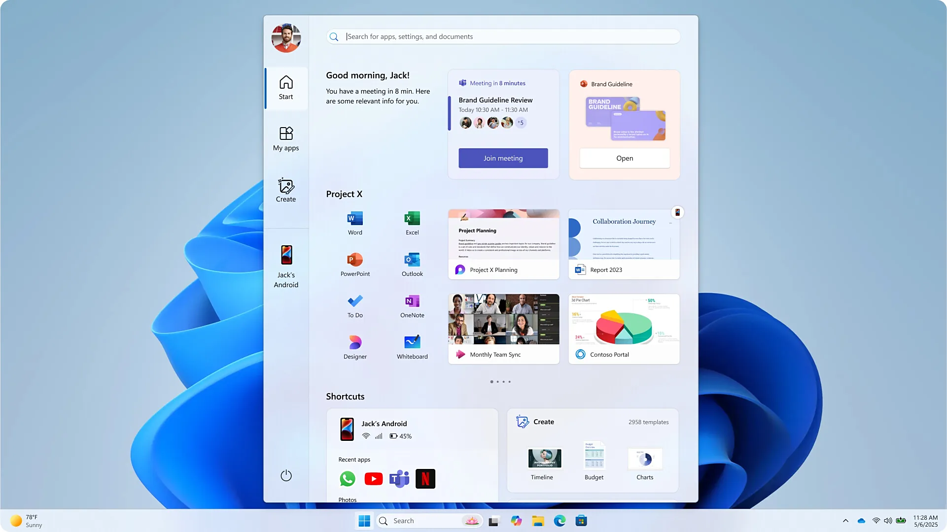 Windows 11 开始菜单设计_Windows 11 个性化开始菜单_WhatsApp