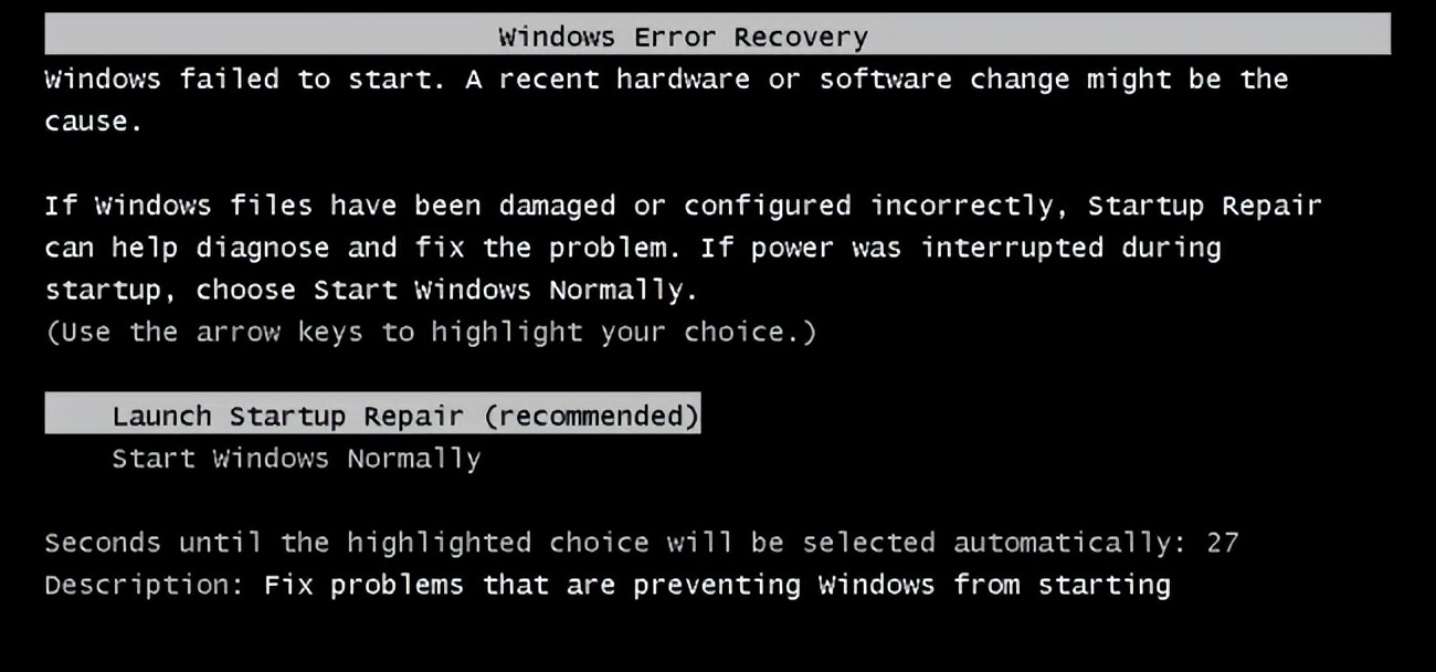 Windows无法启动 故障排除_windows已遇到关键问题_Windows启动修复教程