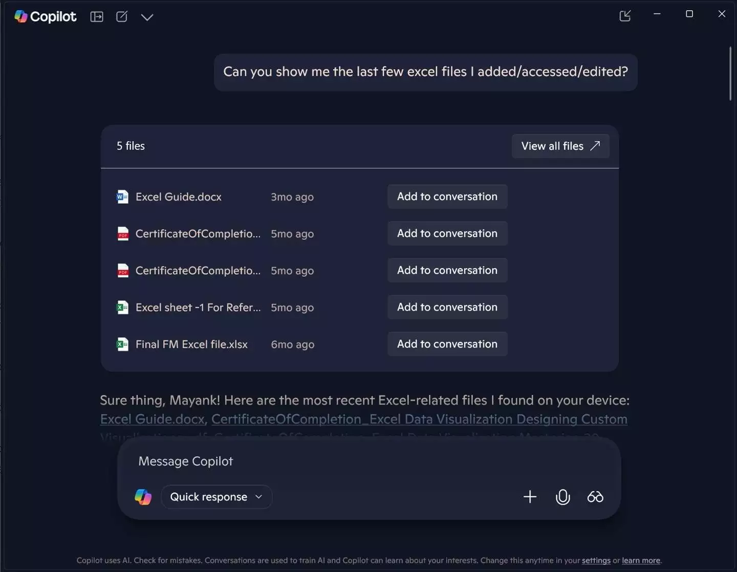 WhatsApp_Windows 11 Copilot 新主页界面_Windows 11 Copilot 功能卡片