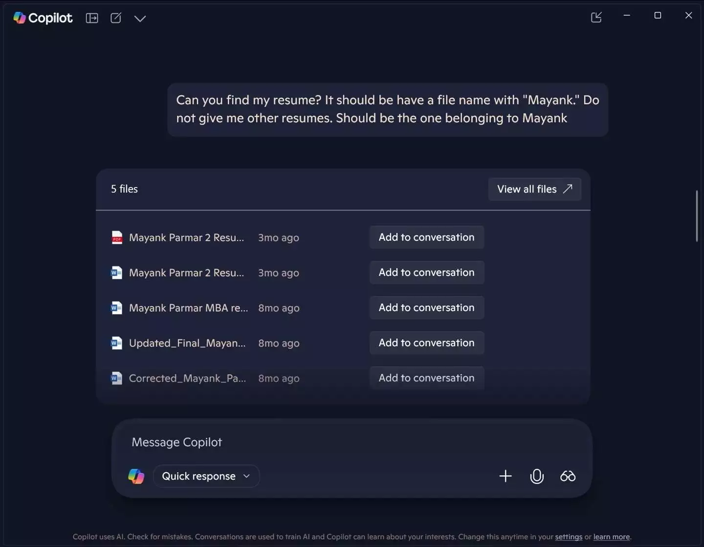 Windows 11 Copilot 新主页界面_WhatsApp_Windows 11 Copilot 功能卡片