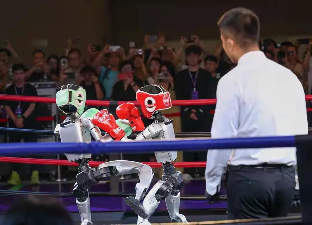 可以聊天的软件机器人_2025世界智能产业博览会 人形机器人 互动体验