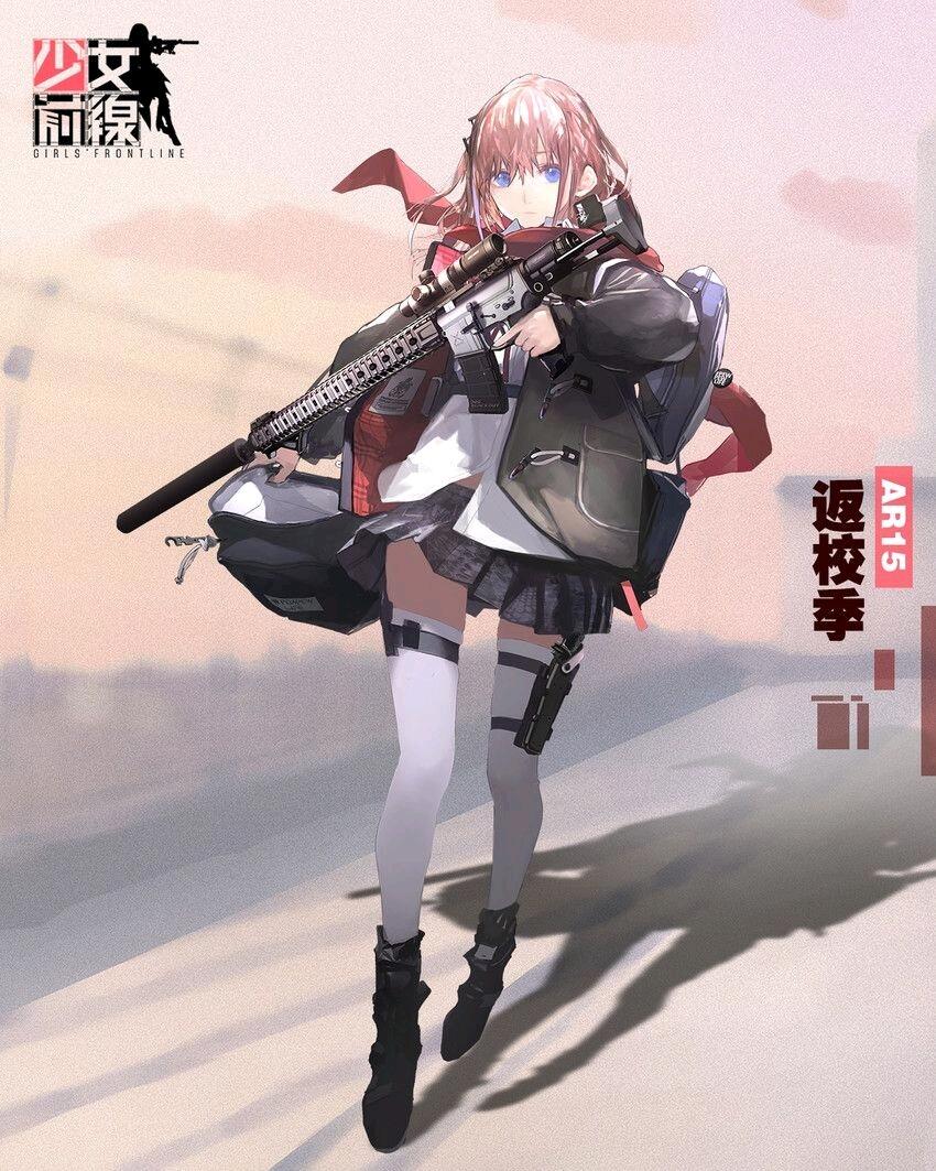 少女前线ar15手机壁纸_ar小队成员_st-ar15