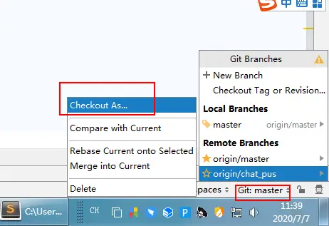 IDE版本控制管理_将本地分支推送到远程_Git分支操作教程