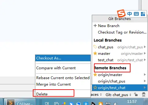 Git分支操作教程_将本地分支推送到远程_IDE版本控制管理