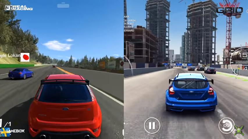 超级房车赛 GRID™ Autosport 画质评测_真实赛车3 VS 超级房车赛 画面对比_免费大型手机赛车游戏