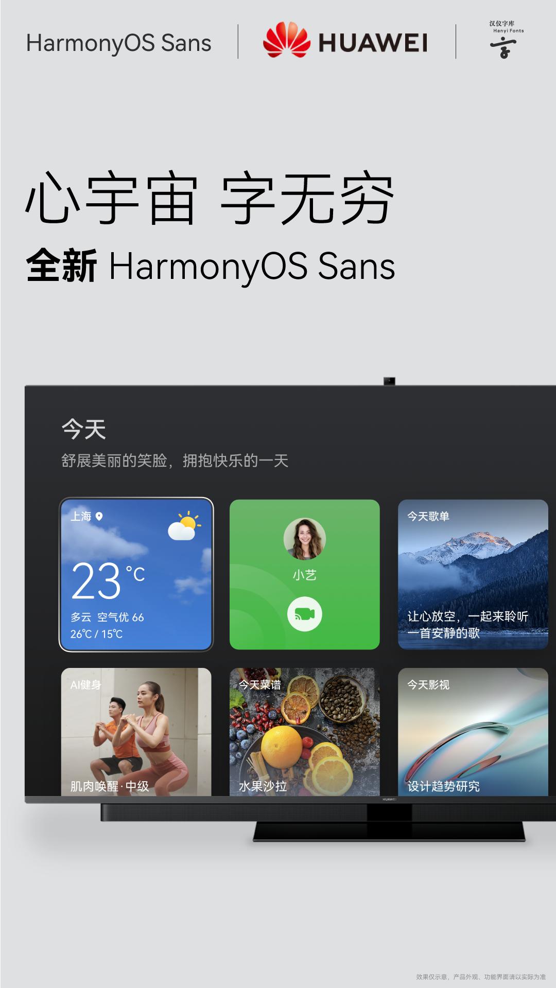 华为HarmonyOS Sans字体_哪里有免费的字体网站_汉仪字库HarmonyOS Sans