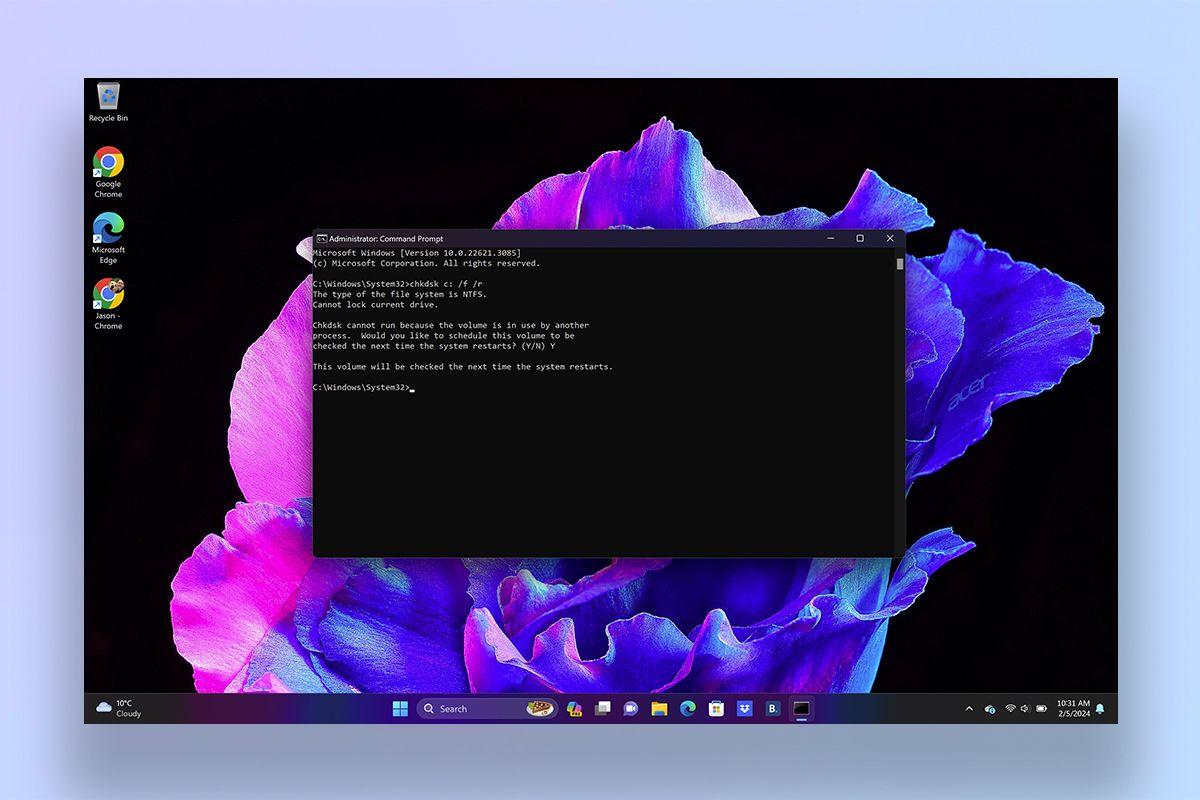检查文件系统_windows已遇到关键问题_使用DISM修复Windows 11映像问题