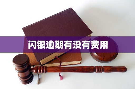 闪银逾期有没有费用